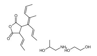 1-aminopropan-2-ol,ethane-1,2-diol,3-(5-methylocta-2,4,6-trien-4-yl)-4-prop-1-enyloxolane-2,5-dione结构式