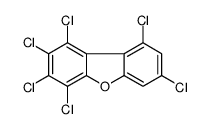 1,2,3,4,7,9-hexachlorodibenzofuran结构式