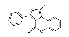 1-methyl-3-phenylfuro[3,4-c]chromen-4-one结构式