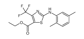 5-Thiazolecarboxylic acid, 2-[(2,5-dimethylphenyl)amino]-4-(trifluoromethyl)-, ethyl ester图片