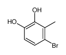 4-bromo-3-methylpyrocatechol Structure