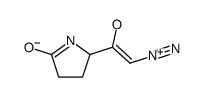 2-diazonio-1-(5-oxopyrrolidin-2-yl)ethenolate Structure