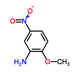 2-Amino-4-Nitroanisole Structure