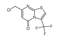 7-chloromethyl-3-trifluoromethyl-5H-thiazolo<3,2-a>pyrimidine-5-one Structure