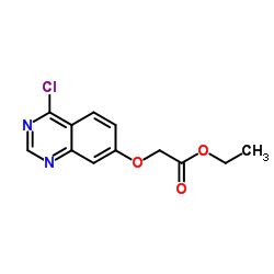 ethyl 2-(4-chloroquinazolin-7-yloxy)acetate结构式