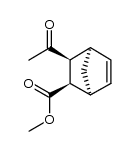 (+/-)-3endo-acetyl-norborn-5-ene-2endo-carboxylic acid methyl ester结构式