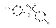 4-bromo-benzenesulfonic acid-(4-bromo-anilide) structure