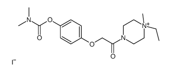 [4-[2-(4-ethyl-4-methylpiperazin-4-ium-1-yl)-2-oxoethoxy]phenyl] N,N-dimethylcarbamate,iodide结构式