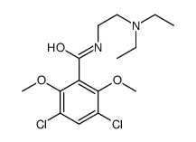 3,5-dichloro-N-[2-(diethylamino)ethyl]-2,6-dimethoxybenzamide Structure