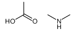 acetic acid,N-methylmethanamine结构式