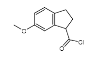 6-methoxyindan-1-carboxylic acid chloride Structure