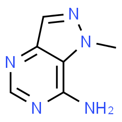 1H-Pyrazolo[4,3-d]pyrimidin-7-amine, 1-methyl- (9CI) structure