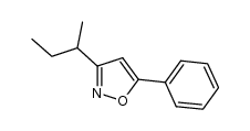 3-(sec-butyl)-5-phenylisoxazole Structure