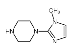 1-(1-METHYL-1H-IMIDAZOL-2-YL)-PIPERAZINE Structure