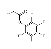 (2,3,4,5,6-pentafluorophenyl) 2-fluoroprop-2-enoate Structure