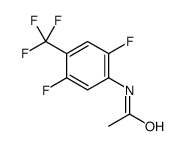 N-[2,5-difluoro-4-(trifluoromethyl)phenyl]acetamide Structure