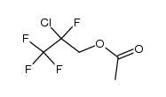 2,3,3,3-tetrafluoro-2-chloropropyl acetate结构式