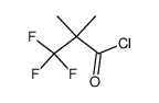 3,3,3-trifluoro-2,2-dimethylpropanoyl chloride Structure