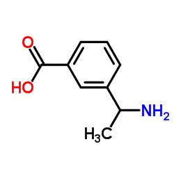 3-(1-Aminoethyl)benzoic acid结构式