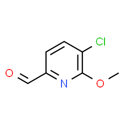 5-Chloro-6-methoxypicolinaldehyde structure