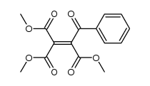 benzoyl-ethylene-tricarboxylic acid trimethyl ester Structure