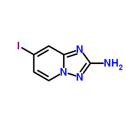 7-iodo-[1,2,4]triazolo[1,5-a]pyridin-2-amine Structure