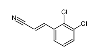 2',3'-dichloro-cinnamic nitril结构式