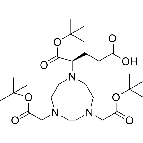 (R)-NODAGA-tris(t-Bu ester) Structure