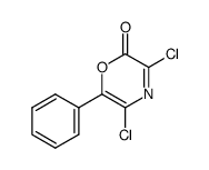 2H-1,4-Oxazin-2-one,3,5-dichloro-6-phenyl-结构式