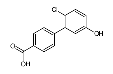 4-(2-chloro-5-hydroxyphenyl)benzoic acid Structure