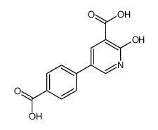 5-(4-carboxyphenyl)-2-oxo-1H-pyridine-3-carboxylic acid Structure