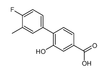 4-(4-fluoro-3-methylphenyl)-3-hydroxybenzoic acid Structure