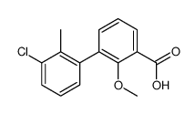 3-(3-chloro-2-methylphenyl)-2-methoxybenzoic acid Structure