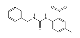 3-benzyl-1-(2-nitro-4-tolyl)urea结构式