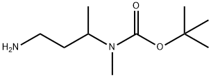 tert-butyl N-(4-aminobutan-2-yl)-N-methylcarbamate Structure