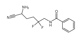 N-(5-amino-5-cyano-2,2-difluoropentyl)benzamide Structure