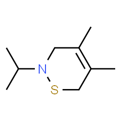 2H-1,2-Thiazine,3,6-dihydro-4,5-dimethyl-2-(1-methylethyl)-(9CI) Structure