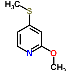 2-Methoxy-4-(methylsulfanyl)pyridine structure