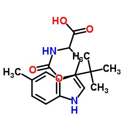 2-((Tert-Butoxycarbonyl)Amino)-3-(5-Methyl-1H-Indol-3-Yl)Propanoic Acid Structure