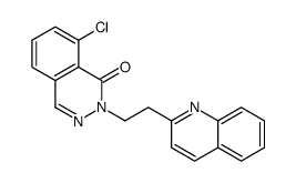 8-chloro-2-(2-(quinolin-2-yl)ethyl)phthalazin-1(2H)-one structure