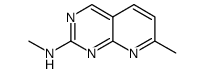 N,7-Dimethylpyrido[2,3-D]Pyrimidin-2-Amine结构式