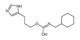 3-(1H-imidazol-5-yl)propyl N-(cyclohexylmethyl)carbamate Structure