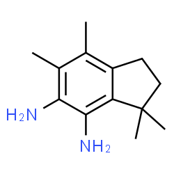 1H-Indene-4,5-diamine,2,3-dihydro-3,3,6,7-tetramethyl- structure