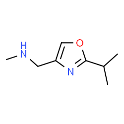 4-Oxazolemethanamine,N-methyl-2-(1-methylethyl)-(9CI) structure