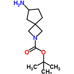 6-氨基-2-氮杂螺[3.4]辛烷-2-羧酸叔丁酯结构式