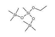 3-Ethoxy-1,1,1,3,5,5,5-heptamethylpentanetrisiloxane结构式