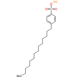 Sodium 4-tetradecylbenzenesulfonate Structure