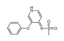 N-(3-phenoxypyridin-4-yl)methanesulfonamide Structure