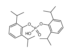 bis(2,6-diisopropylphenyl)phosphoric acid结构式