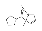 (1,5-dimethyl-2H-pyrrol-5-yl)-pyrrolidin-1-ylmethanone结构式